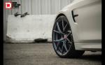 BMW M4 Coupe Midnight Frost M52R Wheels by Klassen 2015 года